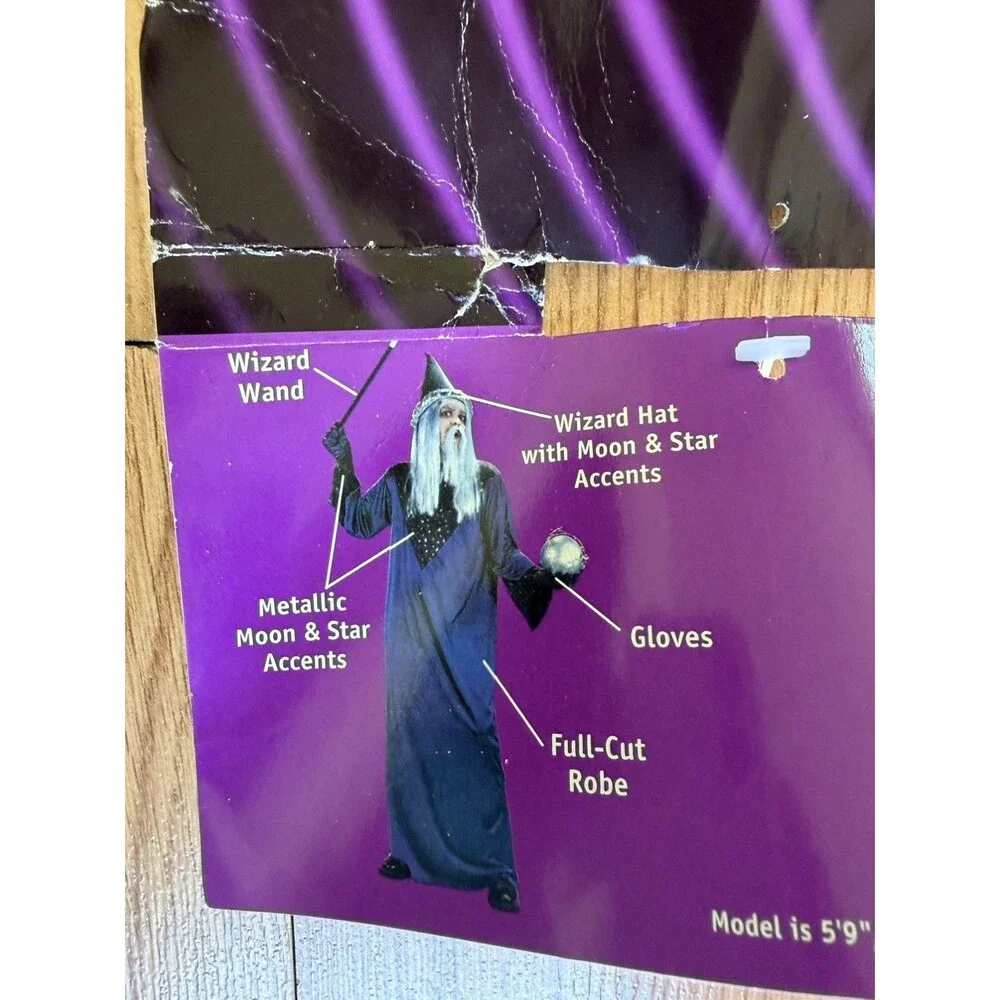 5 Piece Halloween Wizard Costume for Adults Or Kids Halloween